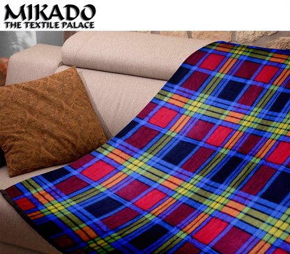 Plaid Flannel Throw Blanket