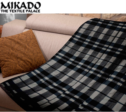 Plaid Flannel Throw Blanket
