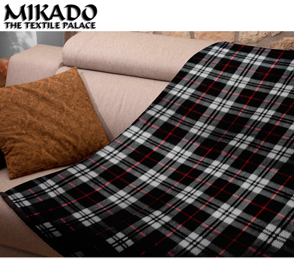 Plaid Flannel Throw Blanket