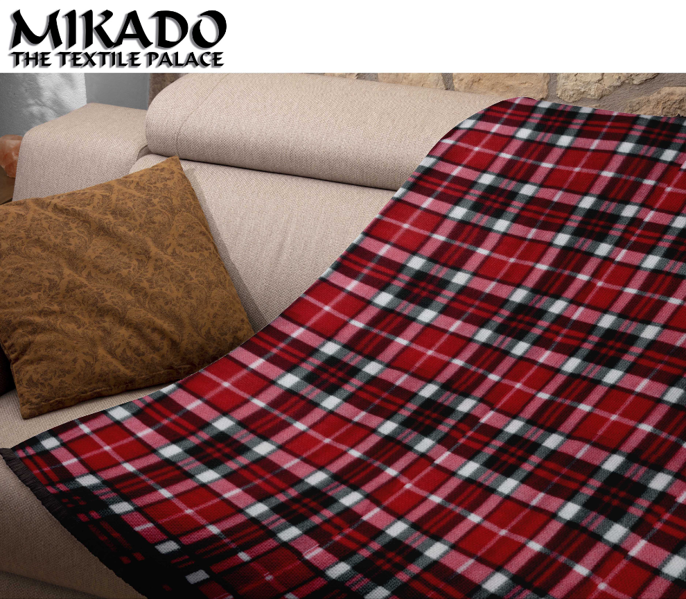 Plaid Flannel Throw Blanket
