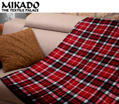 Plaid Flannel Throw Blanket