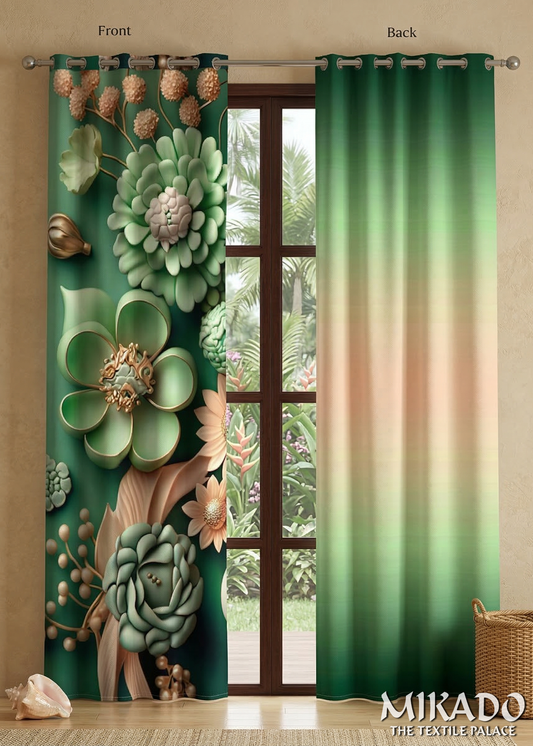 Jade Garden 🌼 Reversible Blackout Panel