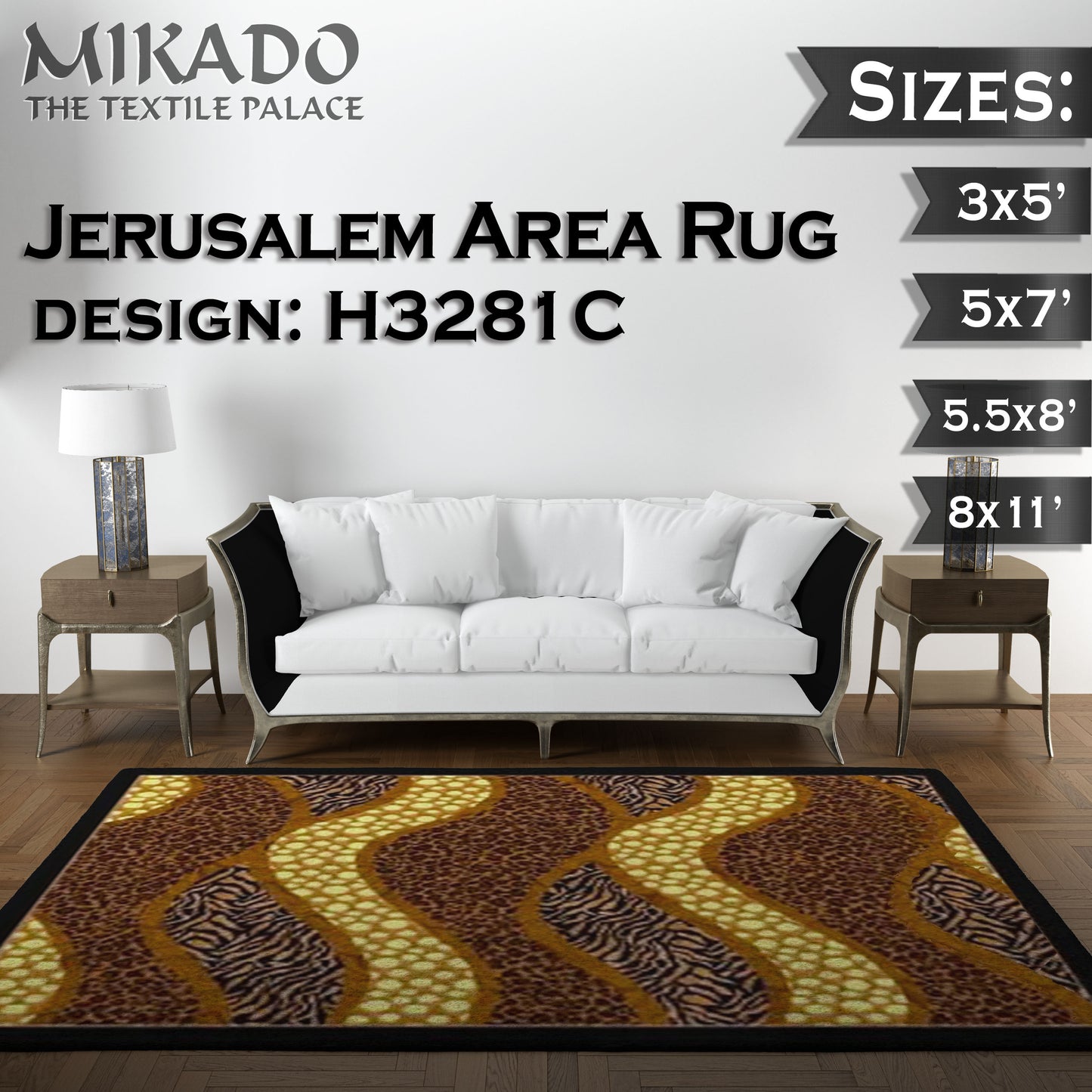 Jerusalem Rug | Smaller Sizes