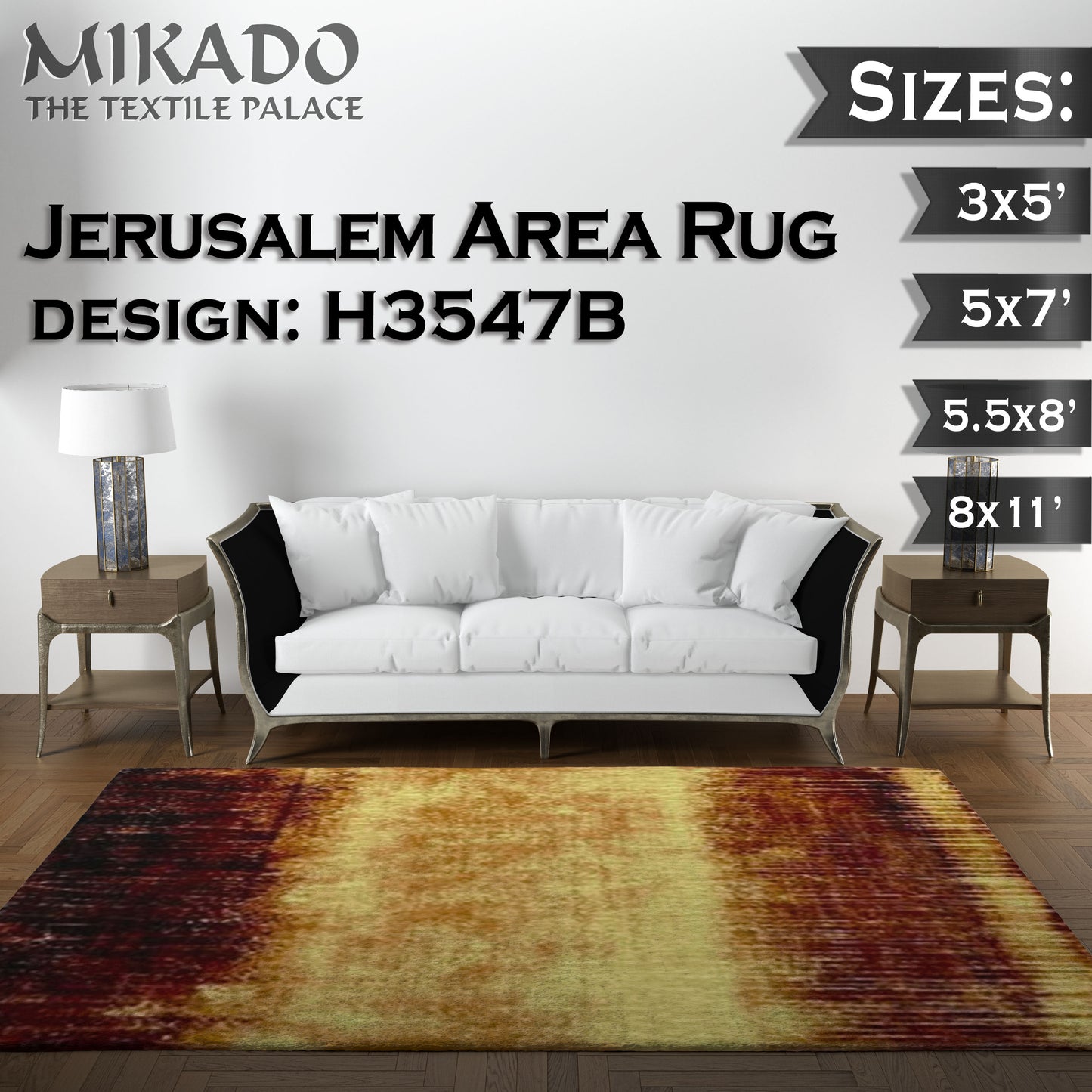 Jerusalem Rug | Smaller Sizes