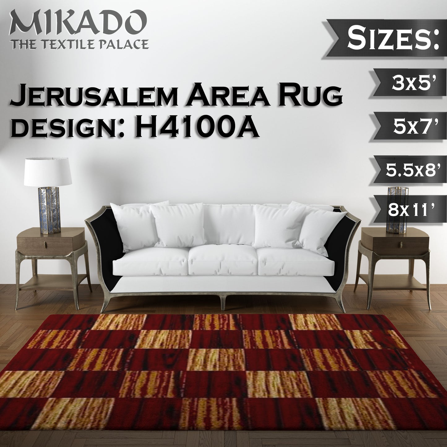 Jerusalem Rug | Smaller Sizes