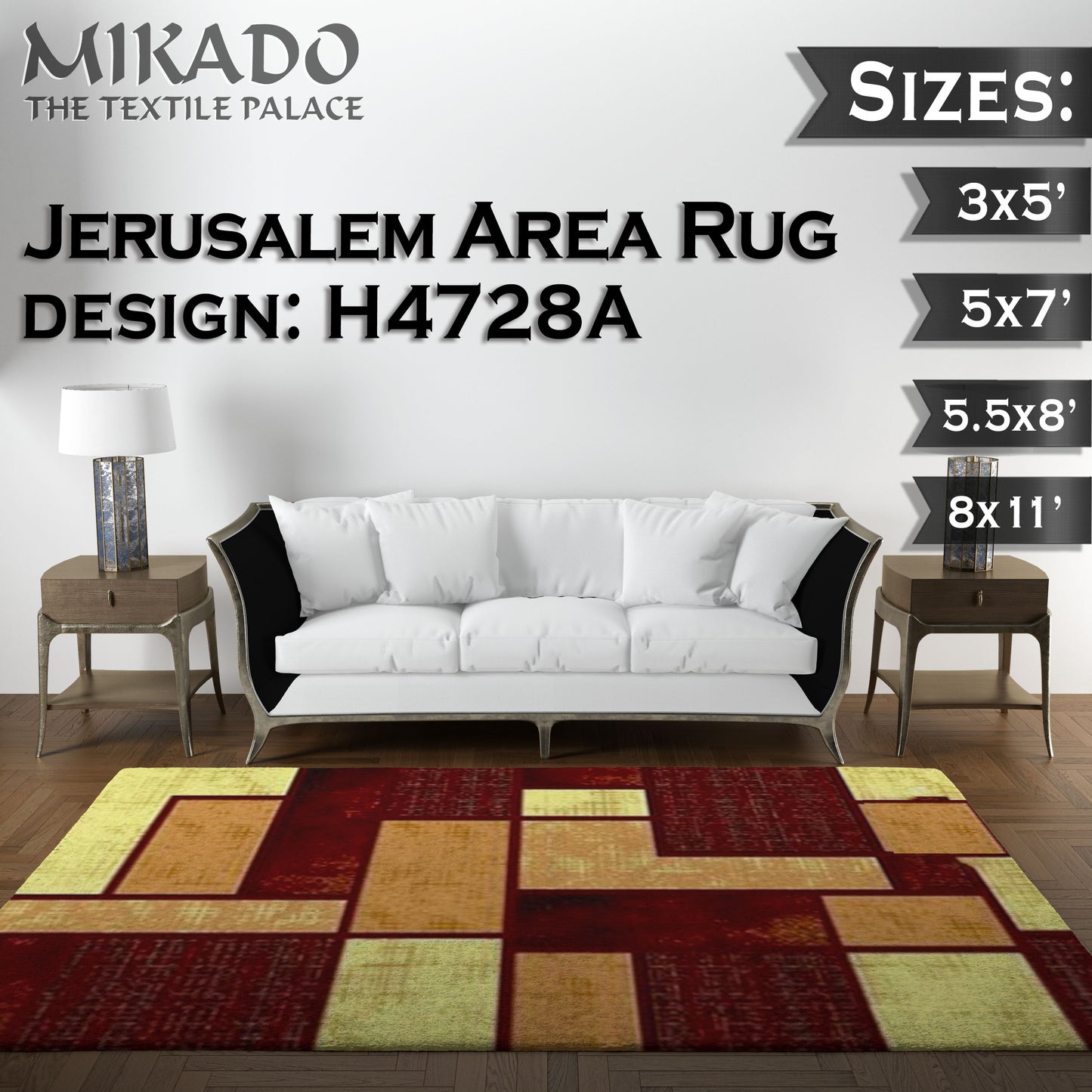 Jerusalem Rug | Smaller Sizes