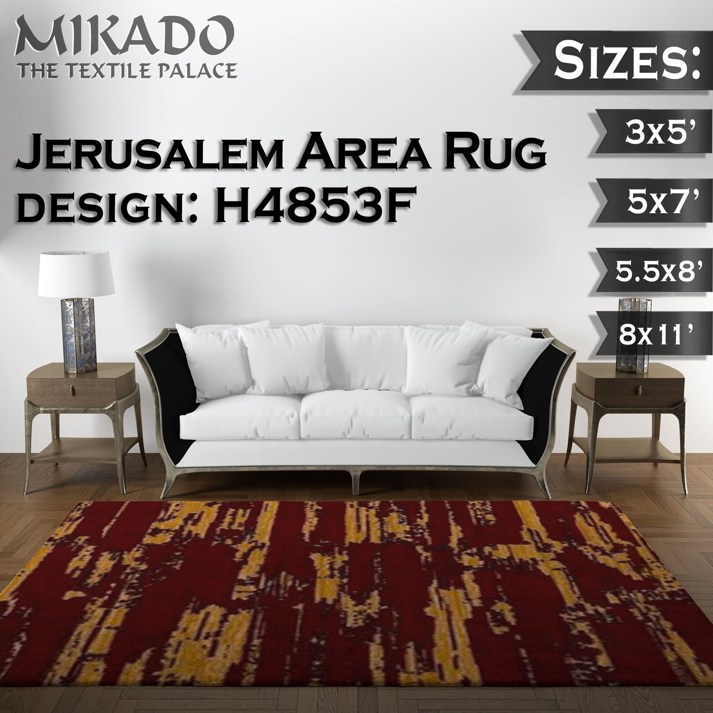 Jerusalem Rug | Smaller Sizes
