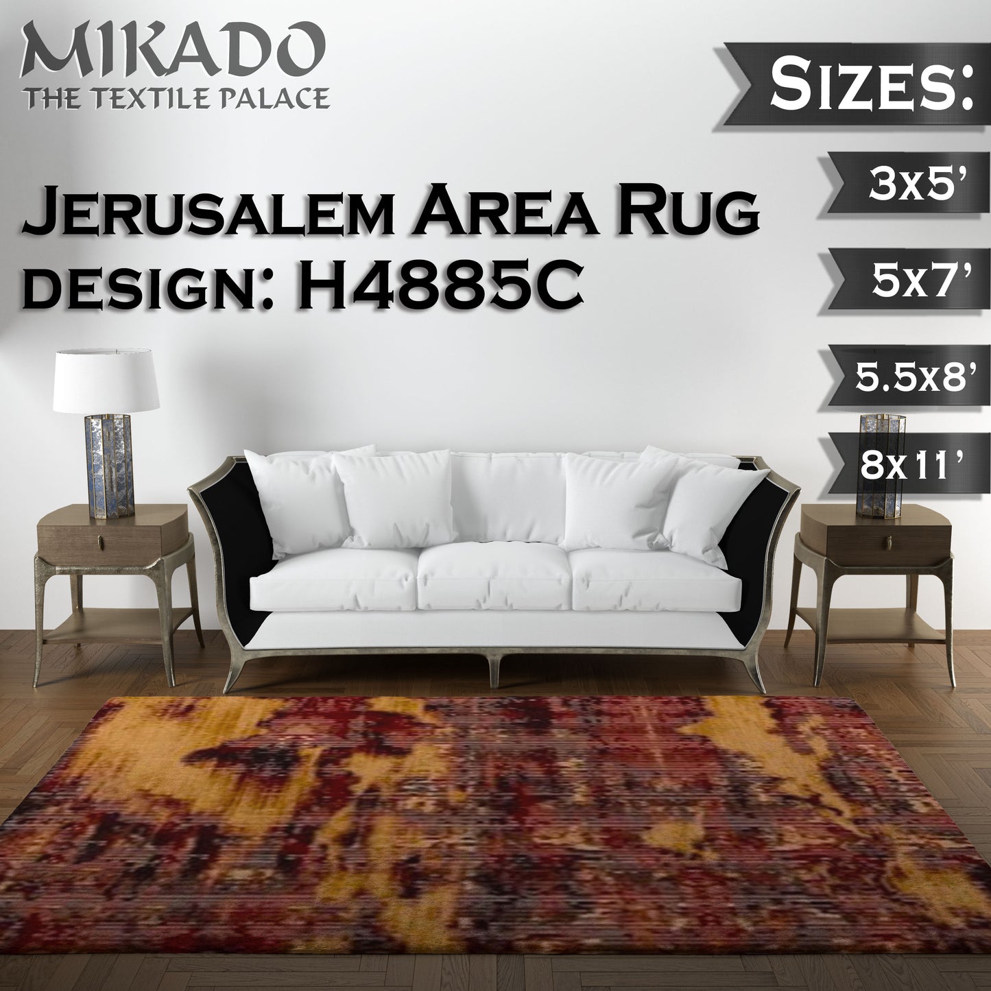 Jerusalem Rug | Smaller Sizes