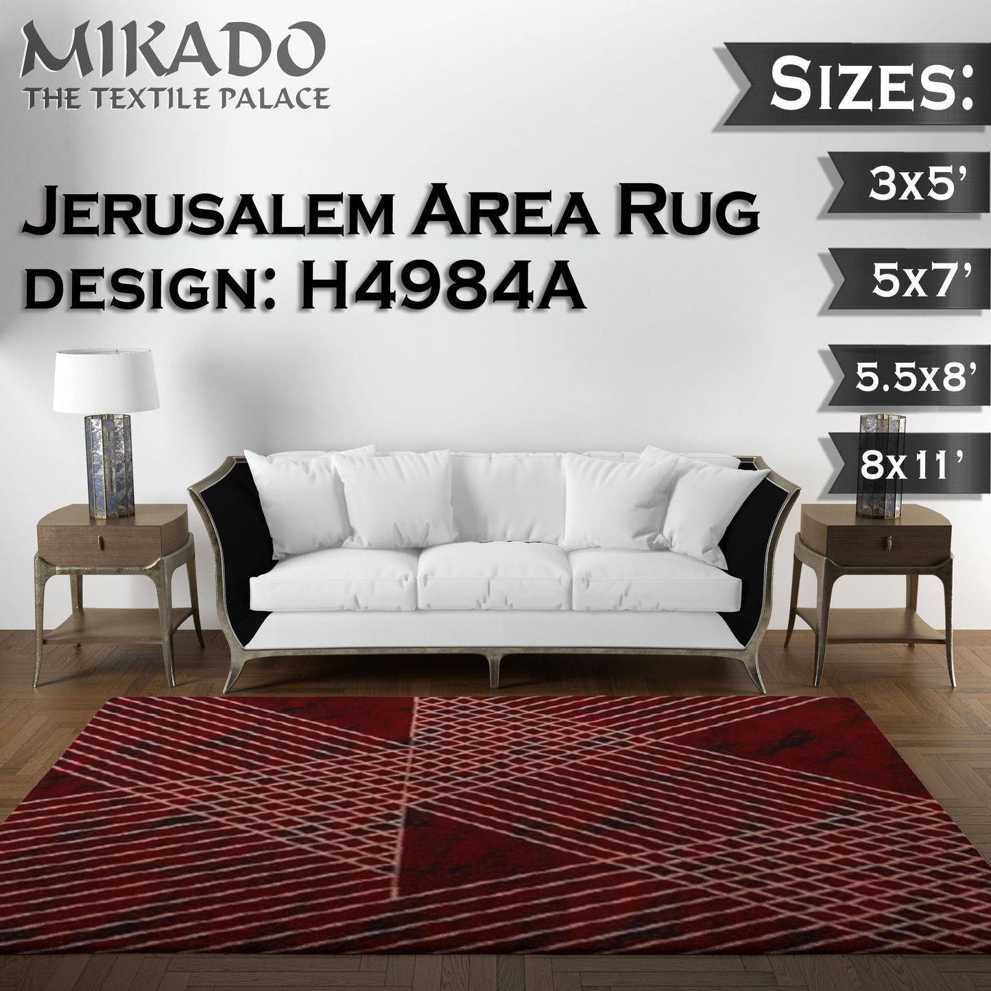 Jerusalem Rug | Smaller Sizes
