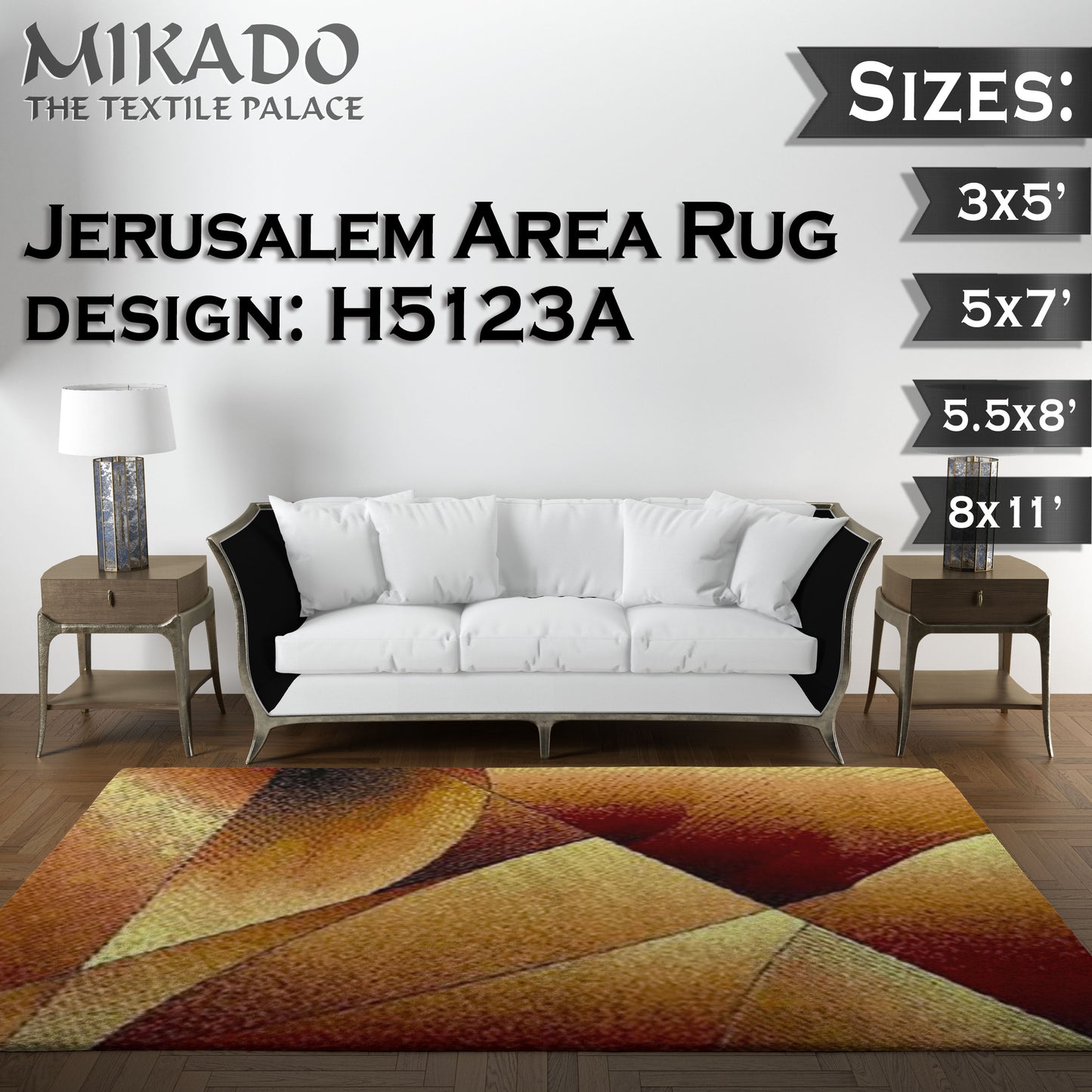 Jerusalem Rug | Smaller Sizes