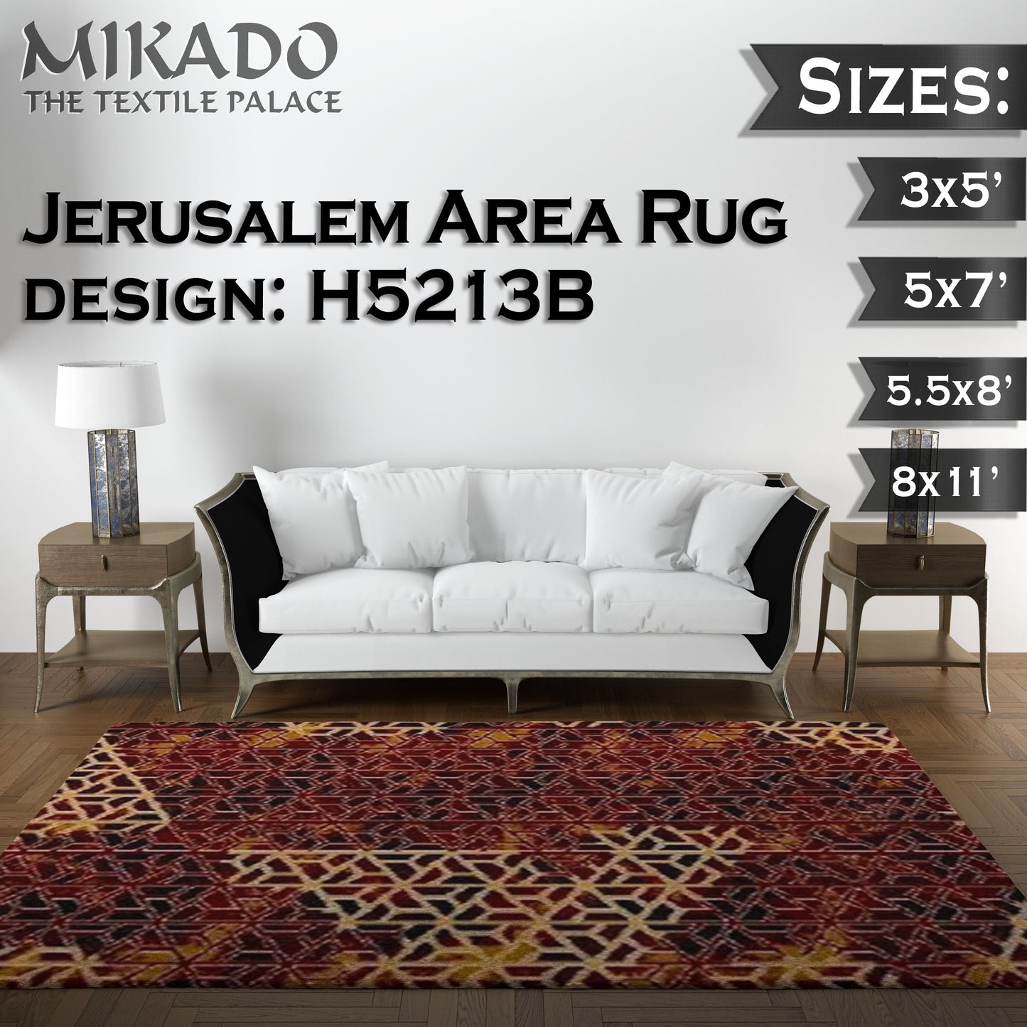 Jerusalem Rug | Smaller Sizes