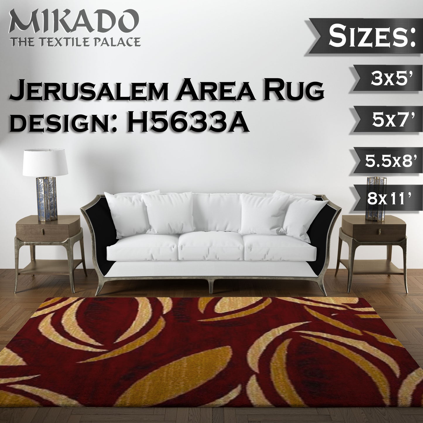 Jerusalem Rug | Smaller Sizes