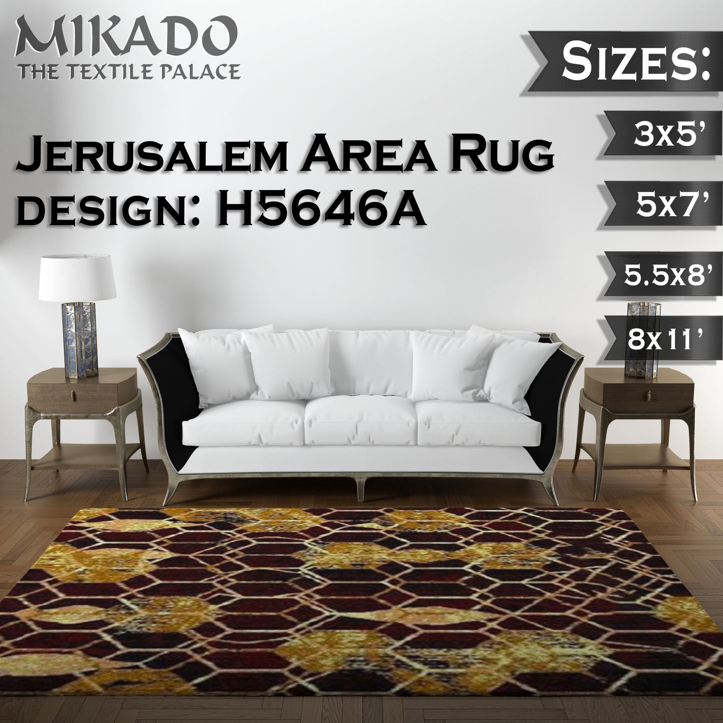 Jerusalem Rug | Smaller Sizes