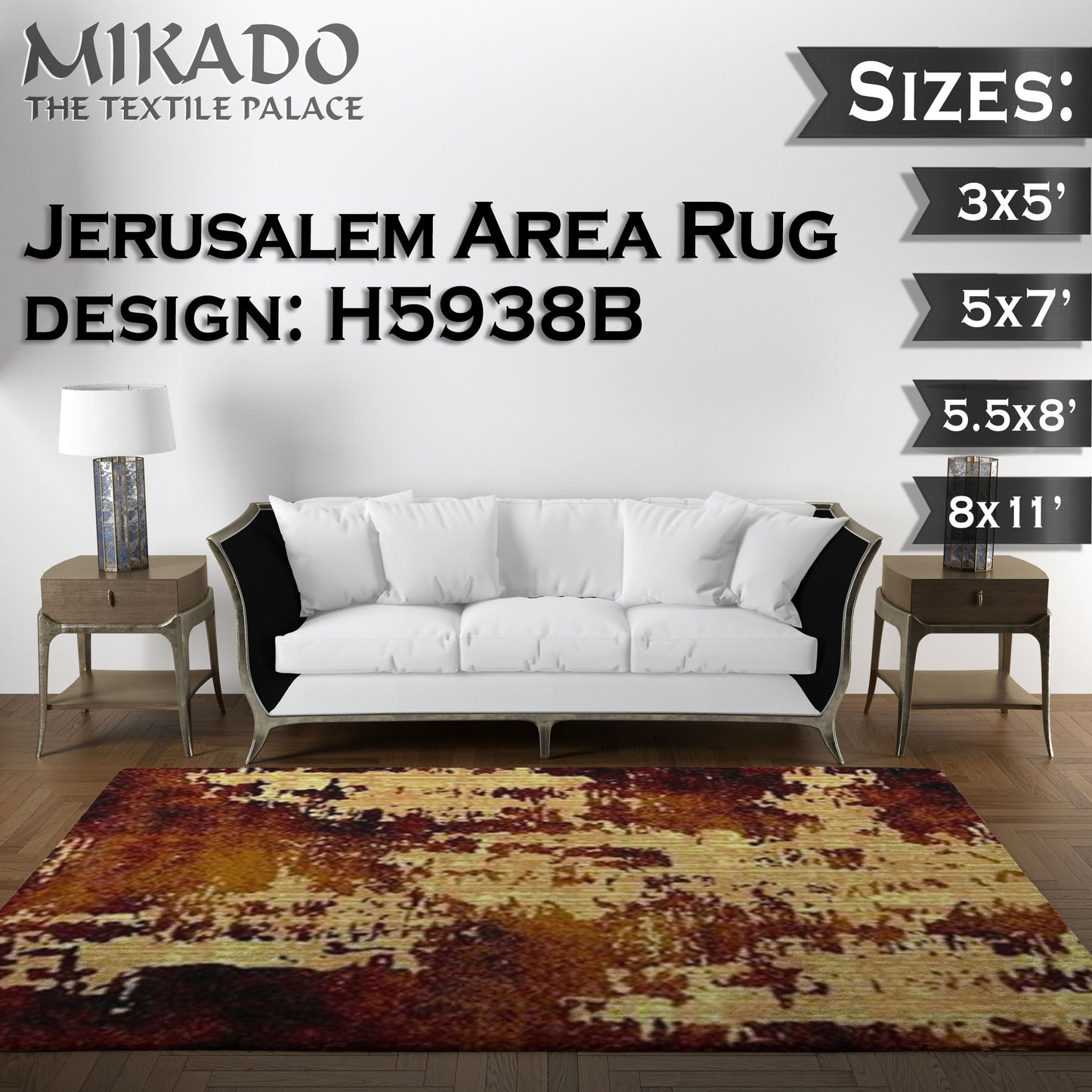 Jerusalem Rug | Smaller Sizes