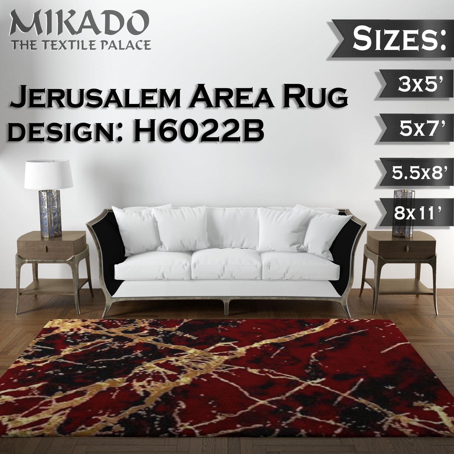 Jerusalem Rug | Smaller Sizes