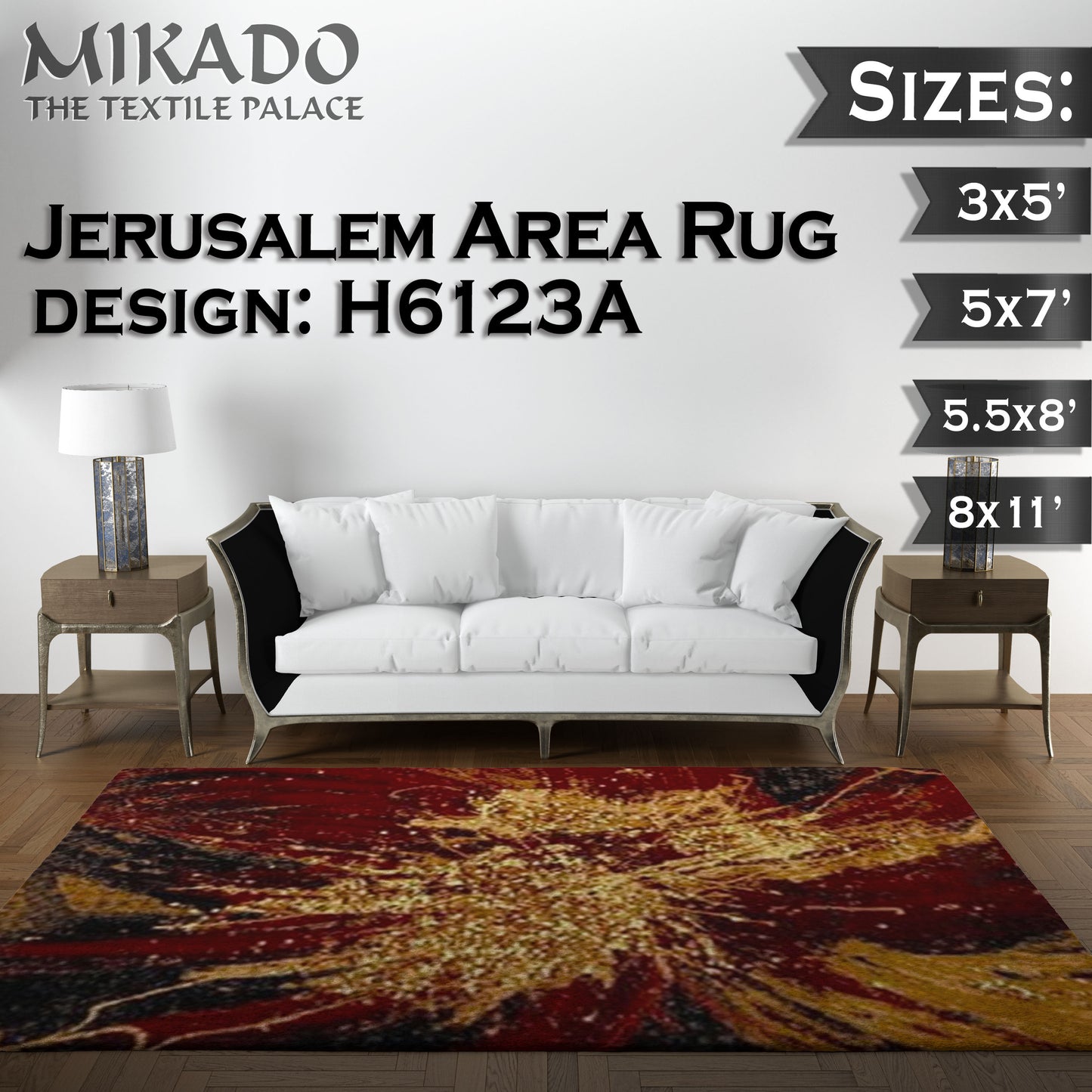 Jerusalem Rug | Smaller Sizes