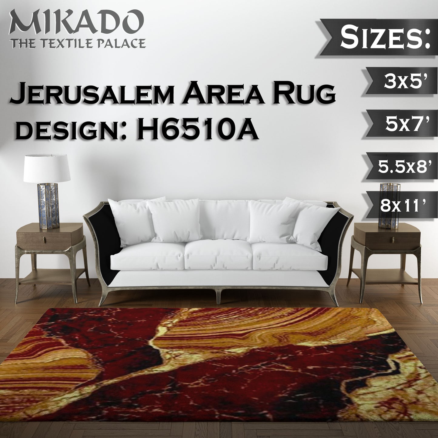 Jerusalem Rug | Smaller Sizes