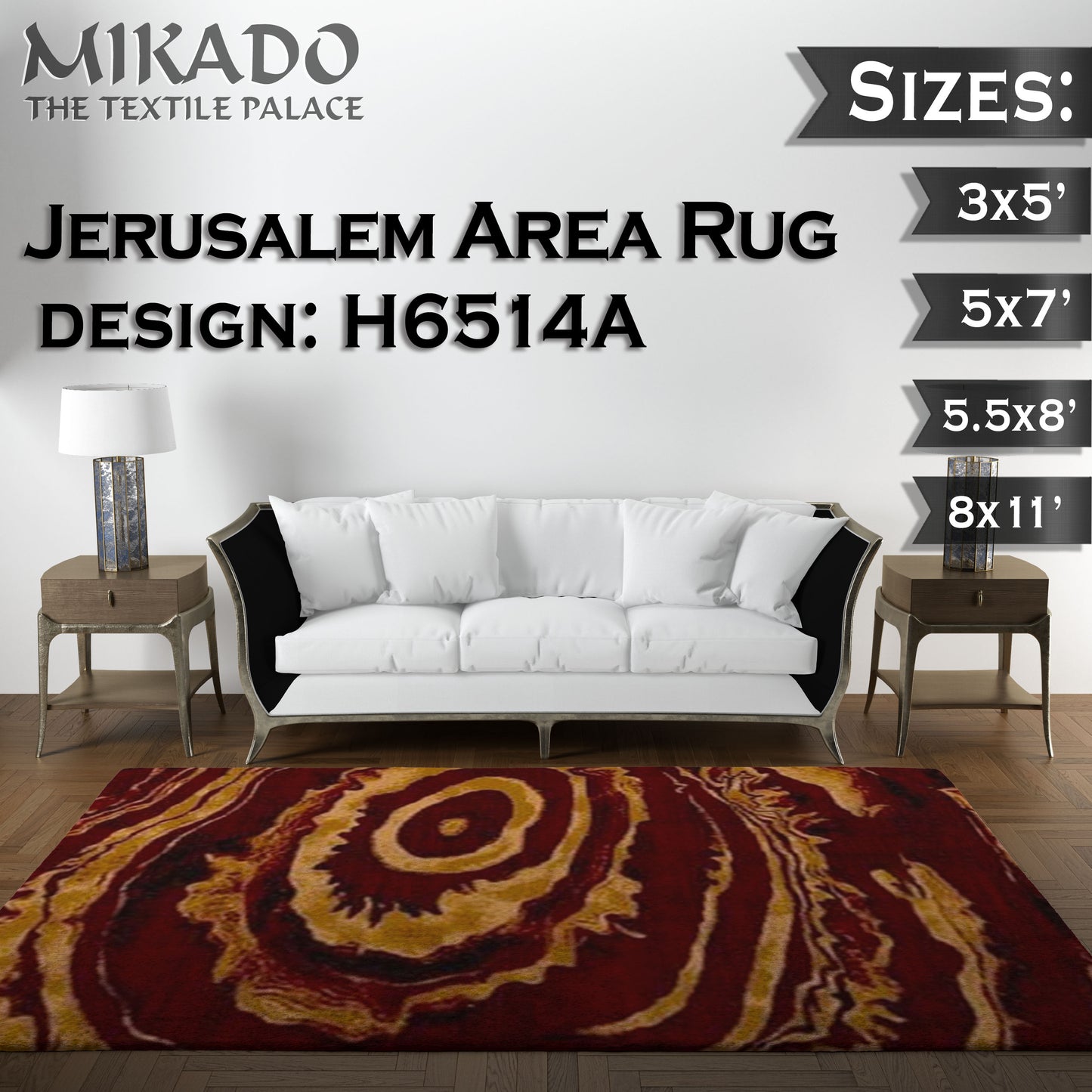 Jerusalem Rug | Smaller Sizes