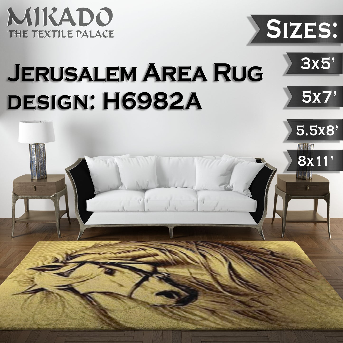 Jerusalem Rug | Smaller Sizes
