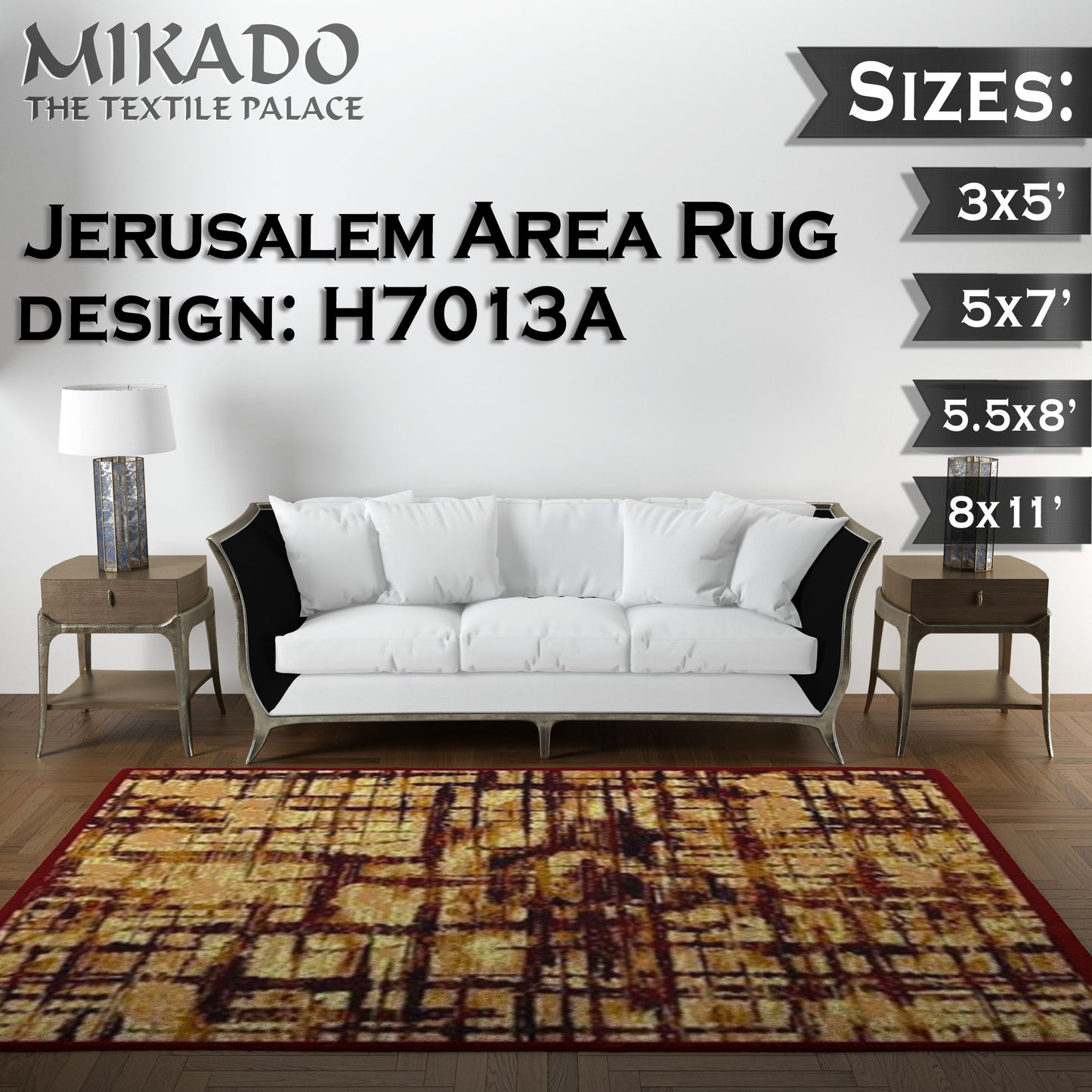 Jerusalem Rug | Smaller Sizes