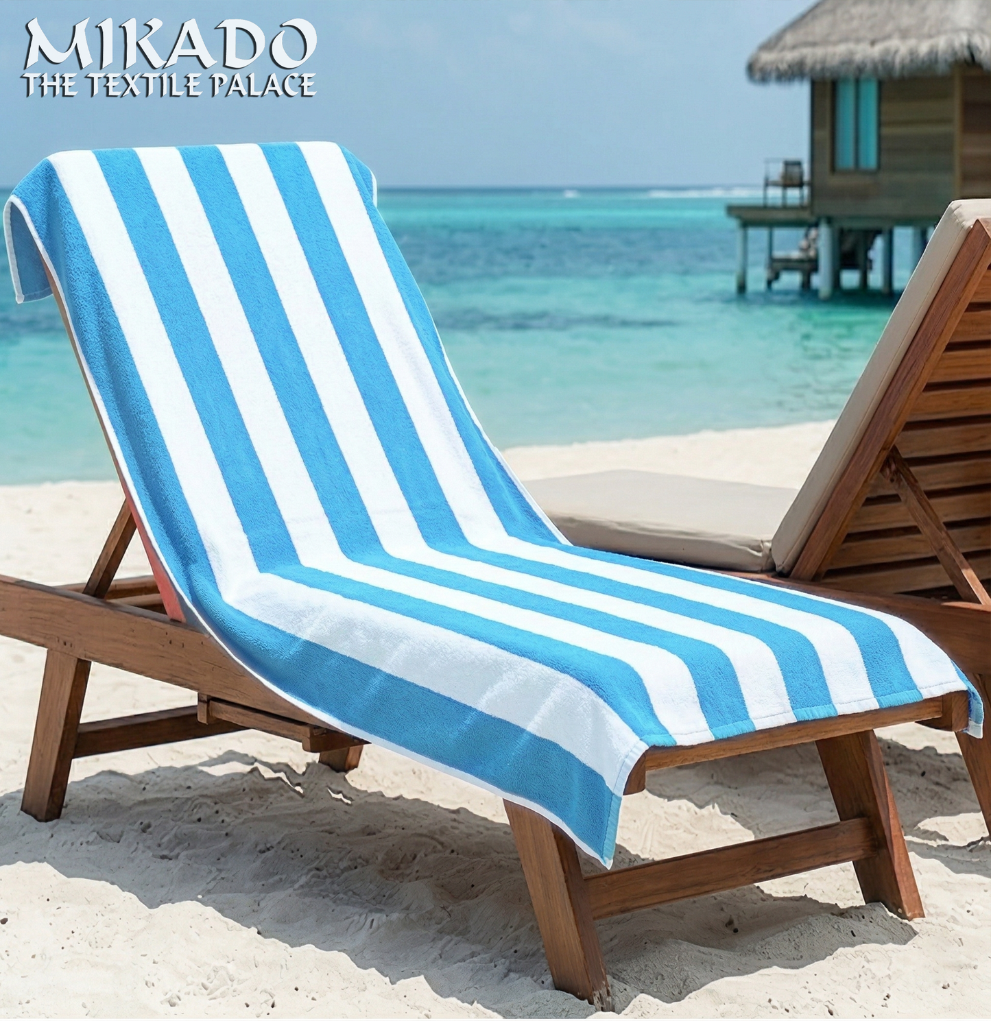 Jumbo Striped Beach Towel | Cabana Cotton