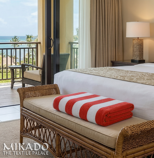 Jumbo Striped Beach Towel | Cabana Cotton