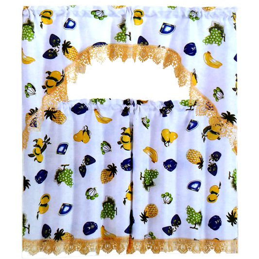 Kitchen Curtains | Orchard Harvest Collection