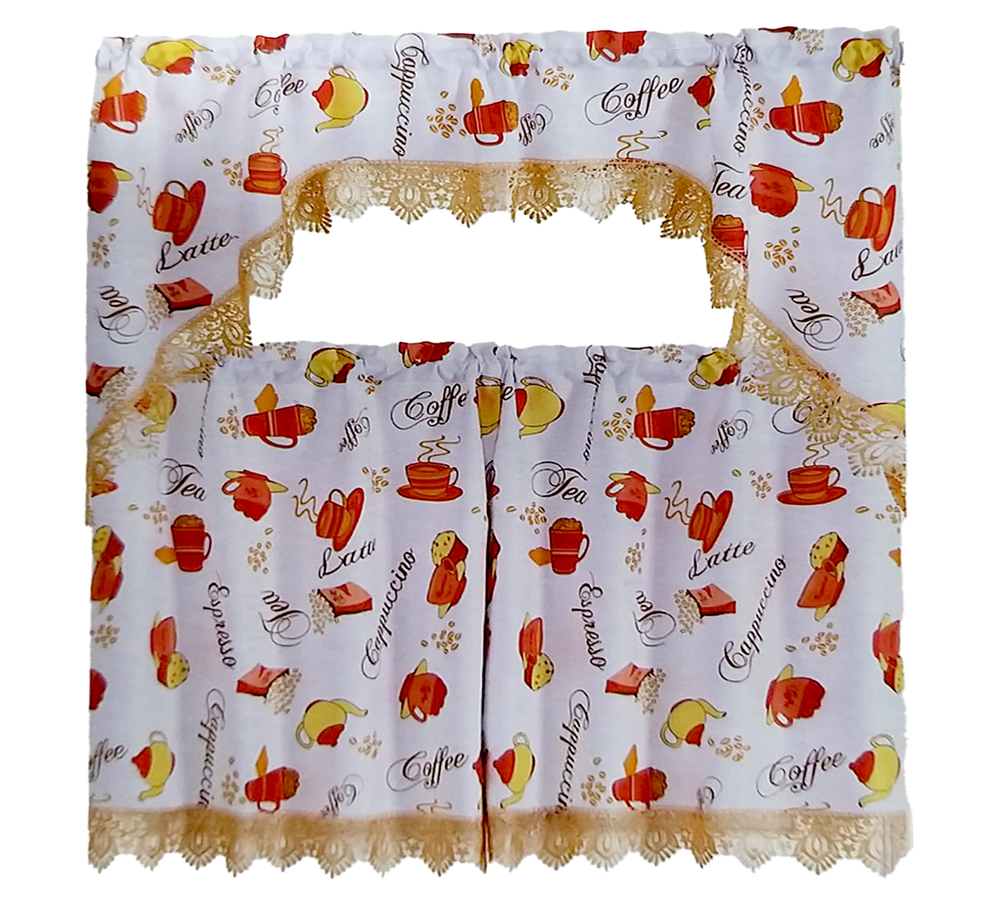 Kitchen Curtains | Orchard Harvest Collection
