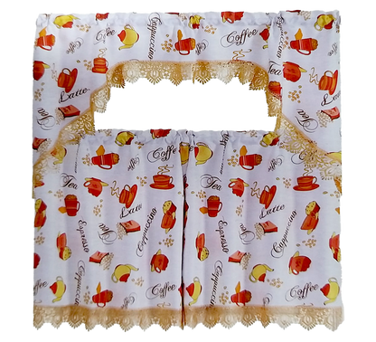 Kitchen Curtains | Orchard Harvest Collection
