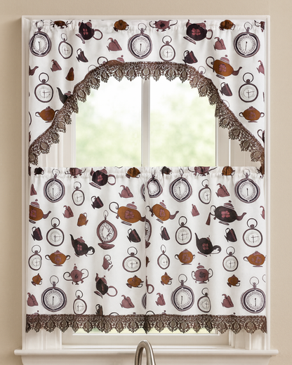 Kitchen Curtains | Orchard Harvest Collection