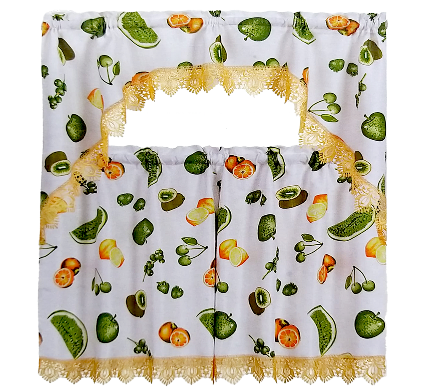 Kitchen Curtains | Orchard Harvest Collection