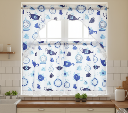Kitchen Curtains | Orchard Harvest Collection