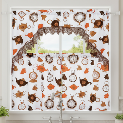 Kitchen Curtains | Orchard Harvest Collection