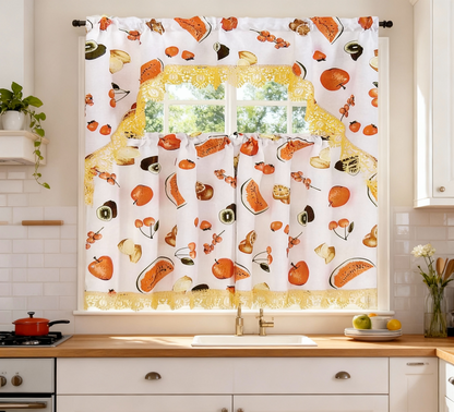 Kitchen Curtains | Orchard Harvest Collection