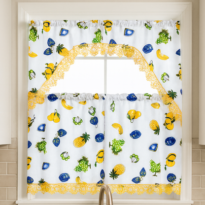 Kitchen Curtains | Orchard Harvest Collection