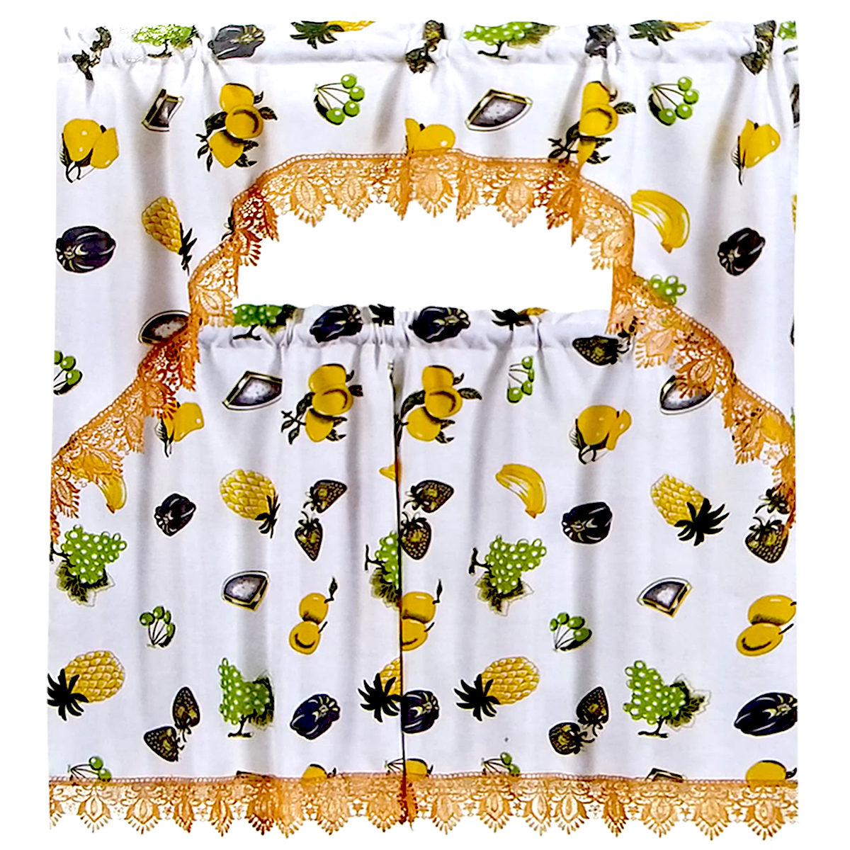 Kitchen Curtains | Orchard Harvest Collection