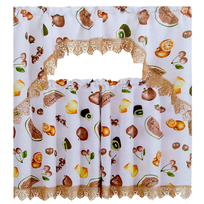 Kitchen Curtains | Orchard Harvest Collection