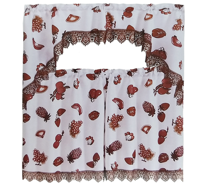Kitchen Curtains | Orchard Harvest Collection