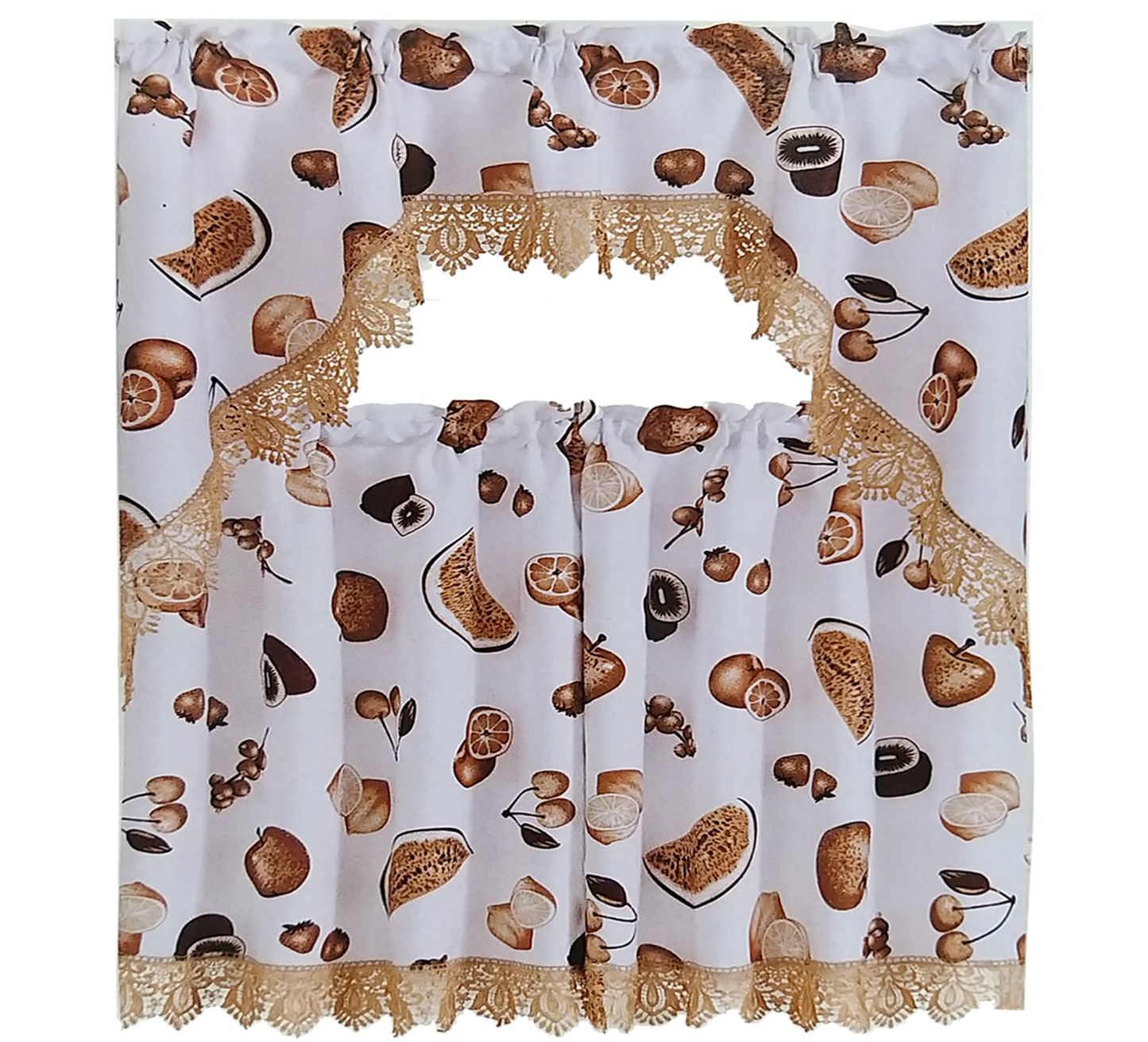 Kitchen Curtains | Orchard Harvest Collection