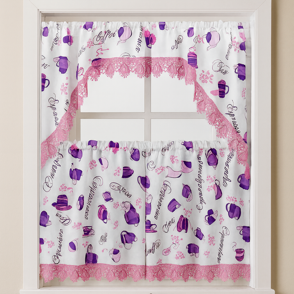 Kitchen Curtains | Orchard Harvest Collection