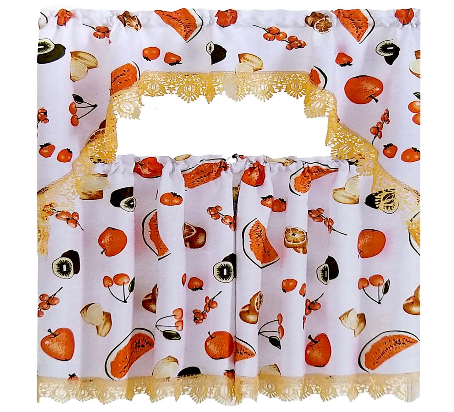 Kitchen Curtains | Orchard Harvest Collection
