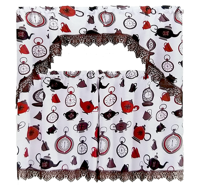 Kitchen Curtains | Orchard Harvest Collection