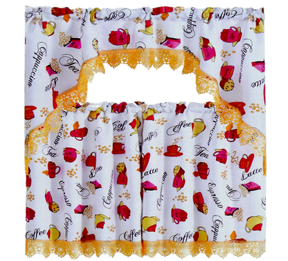 Kitchen Curtains | Orchard Harvest Collection