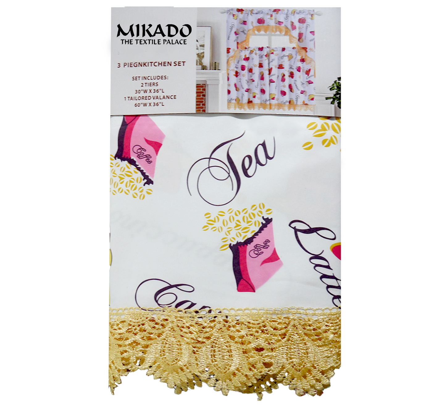 Kitchen Curtains | Orchard Harvest Collection