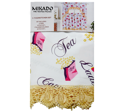 Kitchen Curtains | Orchard Harvest Collection