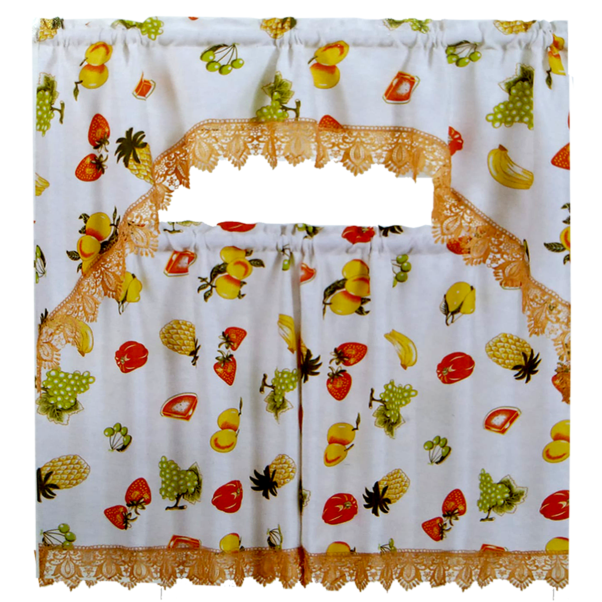 Kitchen Curtains | Orchard Harvest Collection