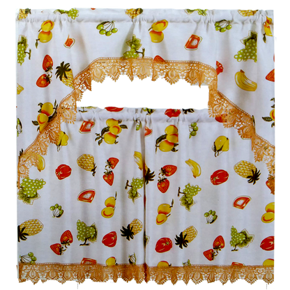 Kitchen Curtains | Orchard Harvest Collection