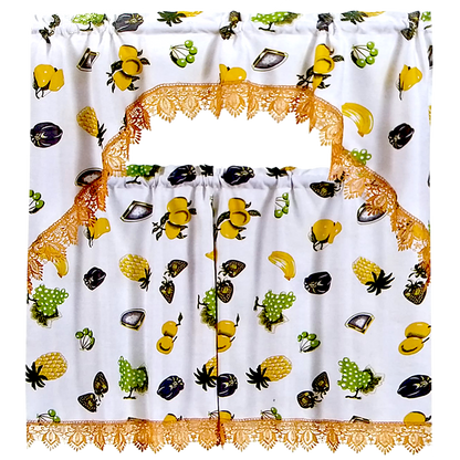Kitchen Curtains | Orchard Harvest Collection