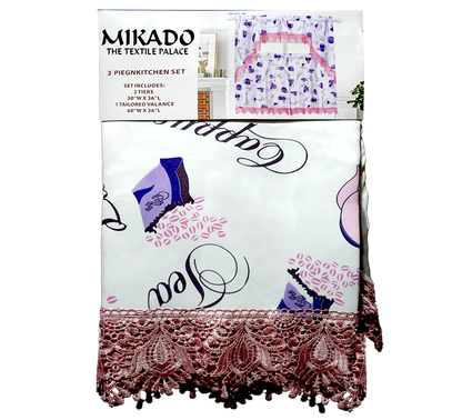 Kitchen Curtains | Orchard Harvest Collection