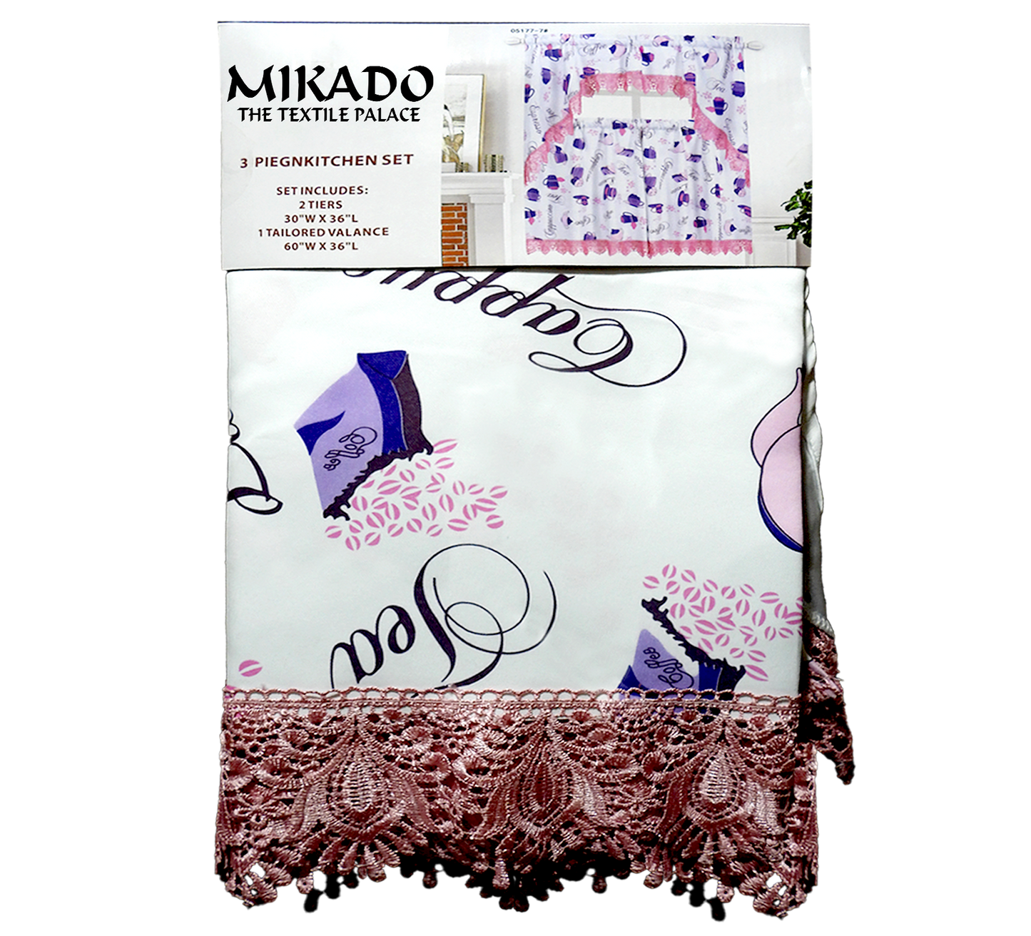 Kitchen Curtains | Orchard Harvest Collection